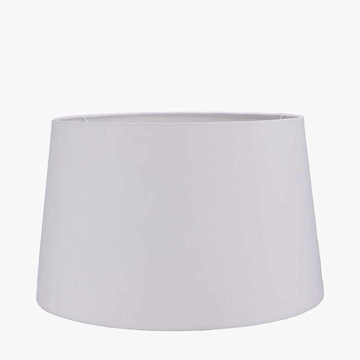 Pacific Winston 45cm White Handloom Tapered Cylinder Shade 36-001-18WH