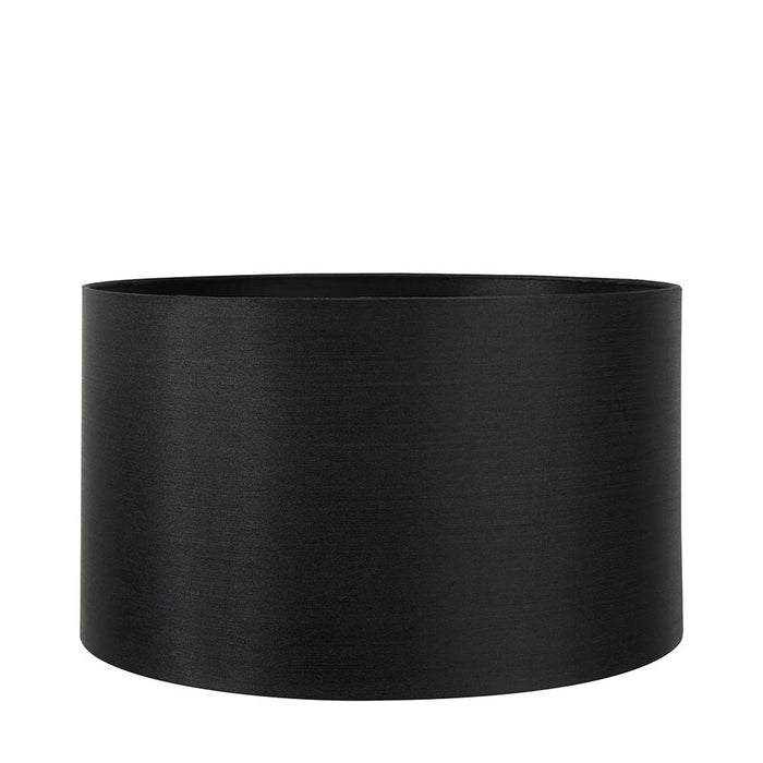 Pacific Zara 45cm Black Silk Lined Cylinder Shade 36-019-18BK