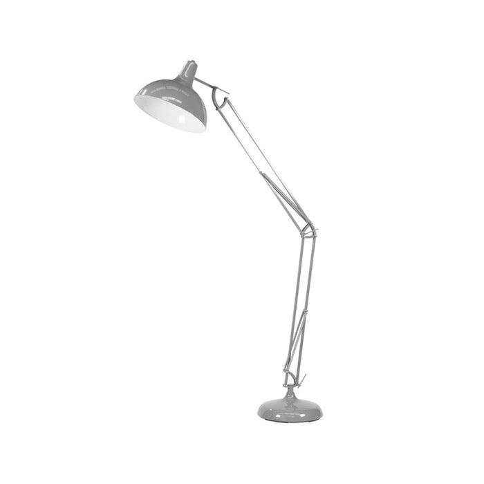 Painted Grey Oversized Floor Lamp