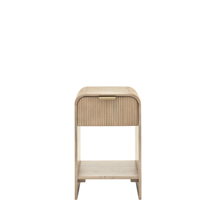 Pavia 1 Drawer Bedside Table Small