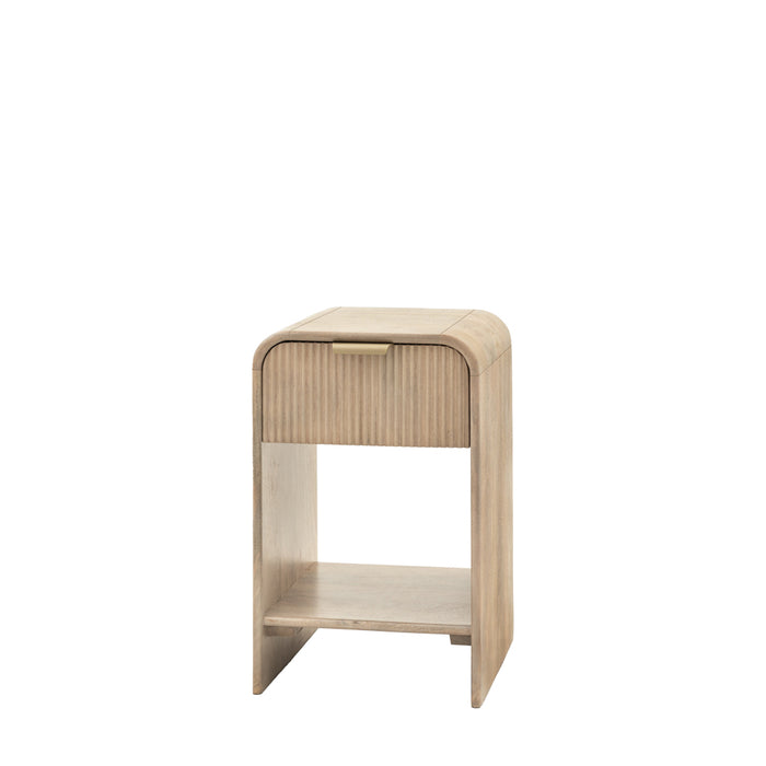 Pavia 1 Drawer Bedside Table Small