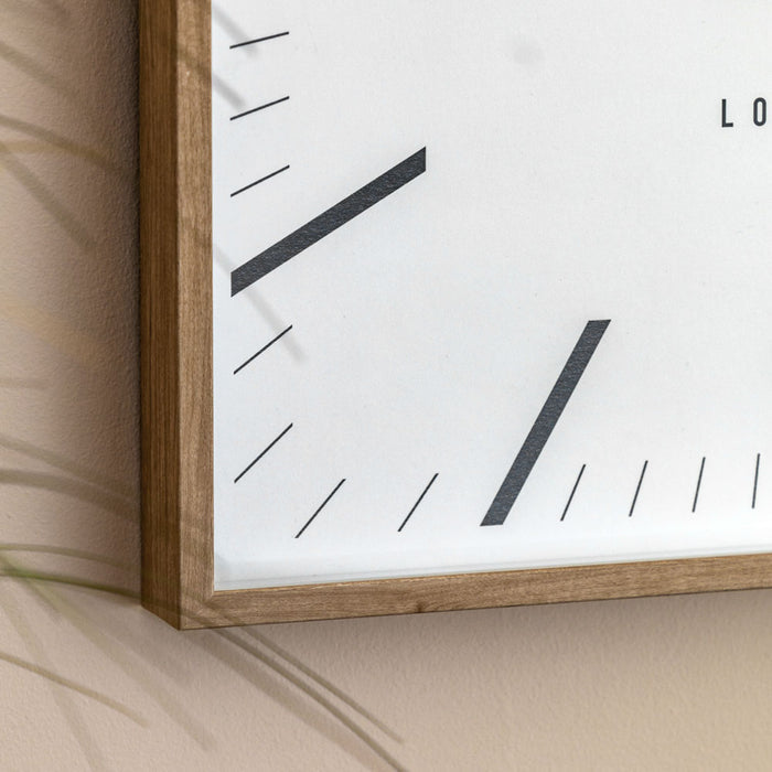 Penhurst Wall Clock Oak 50cm