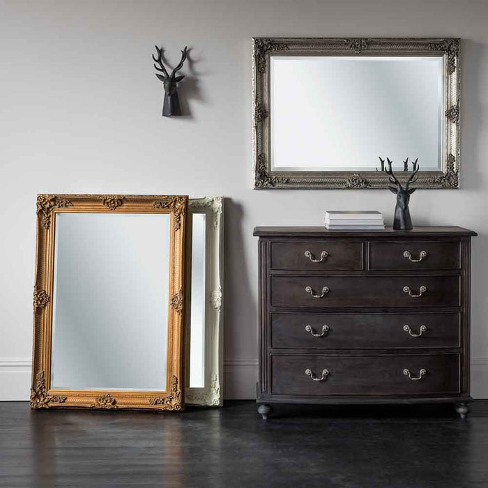 Pepelari Rectangle Mirror Silver
