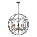 Phoenix 5lt Pendant Black & Copper<br>Matt Black
