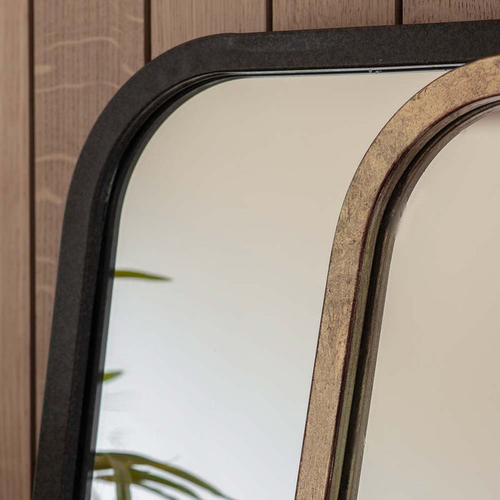 Phuket Rectangle Mirror Black