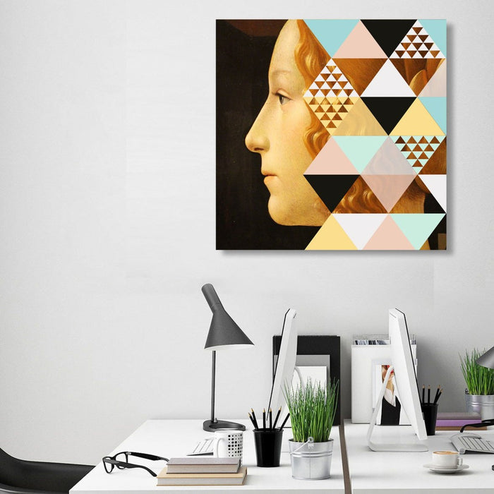 Portrait of Woman by Ghirlandai, Altered art