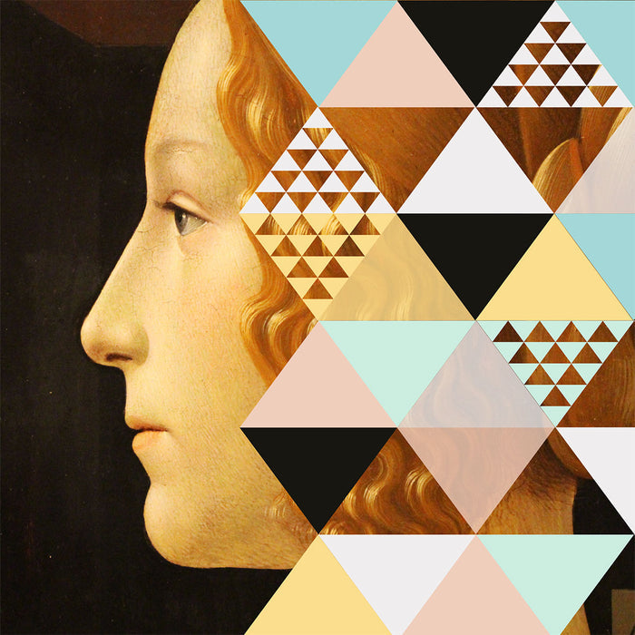 Portrait of Woman by Ghirlandai, Altered art