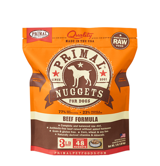 Primal Pet Foods Canine Raw Frozen Nuggets