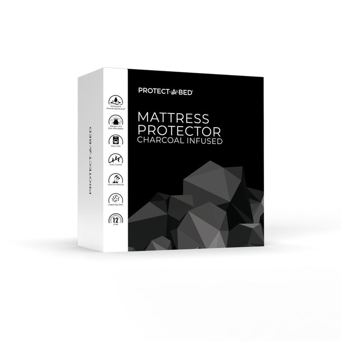 Protect-A-Bed Charcoal Infused Super King Mattress Protector 180cm