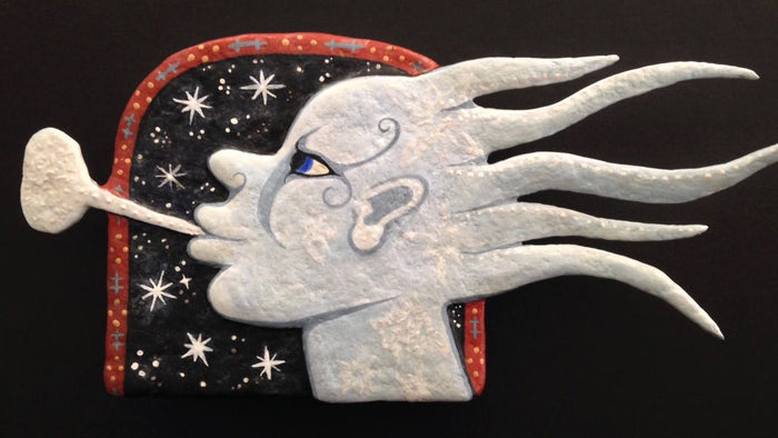 "PUHURI (Spirit of North Wind)" by artist Ulla Anobile