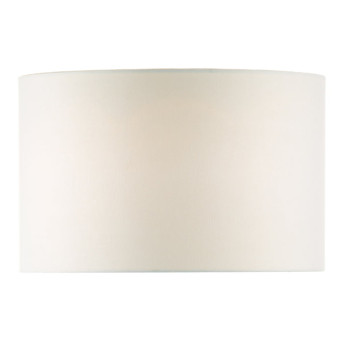 Pyramid White Linen Drum Shade 46cmWhite