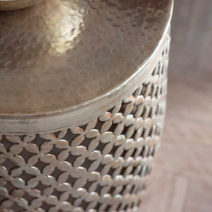 Rabat Side Table Light Gold