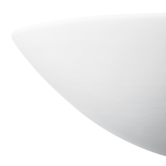 Radius Ceramic Wall Washer White Unglazed<br>White Ceramic