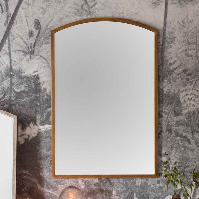Ramsbury Arch Mirror Antique Gold Small