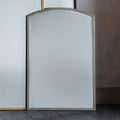 Ramsbury Arch Mirror Antique Silver