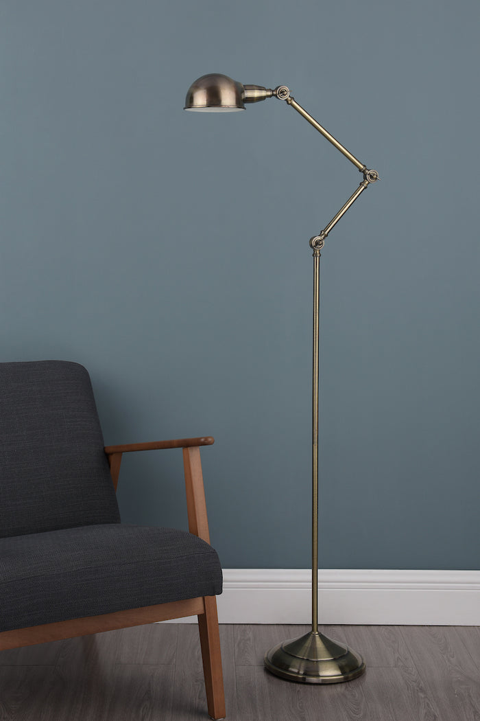 Ranger Floor Lamp Antique Brass<br>Antique Brass