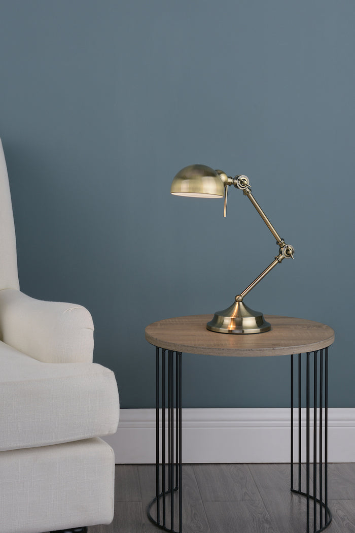 Ranger Task Table Lamp Antique Brass<br>Antique Brass