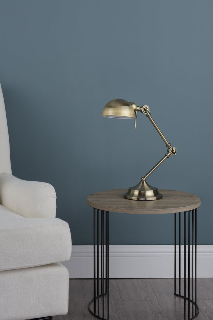 Ranger Task Table Lamp Antique Brass<br>Antique Brass
