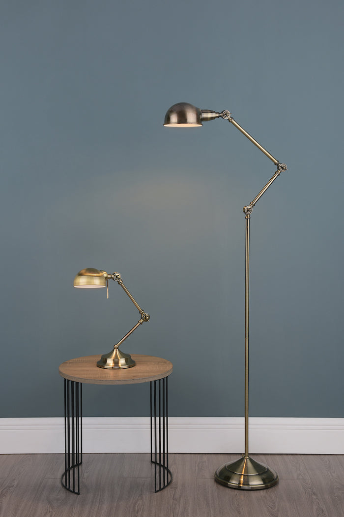 Ranger Task Table Lamp Antique Brass<br>Antique Brass