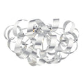 Rawley 5 Light Flush Brushed Aluminium 60cm<br>Brushed Aluminium