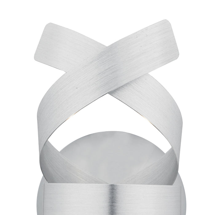 Rawley Wall Light Brushed Aluminium<br>Brushed Aluminium