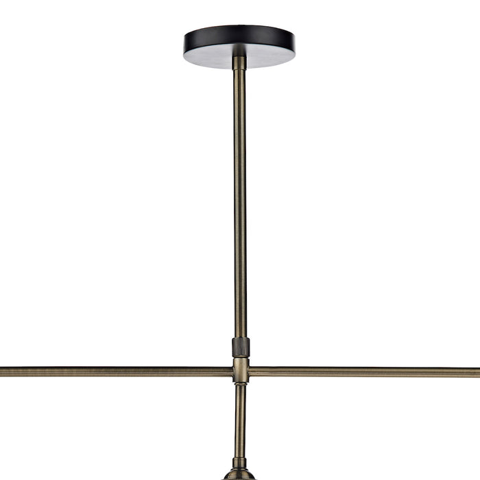 Ray 3 Light Bar Pendant Antique Brass ClearAntique Brass