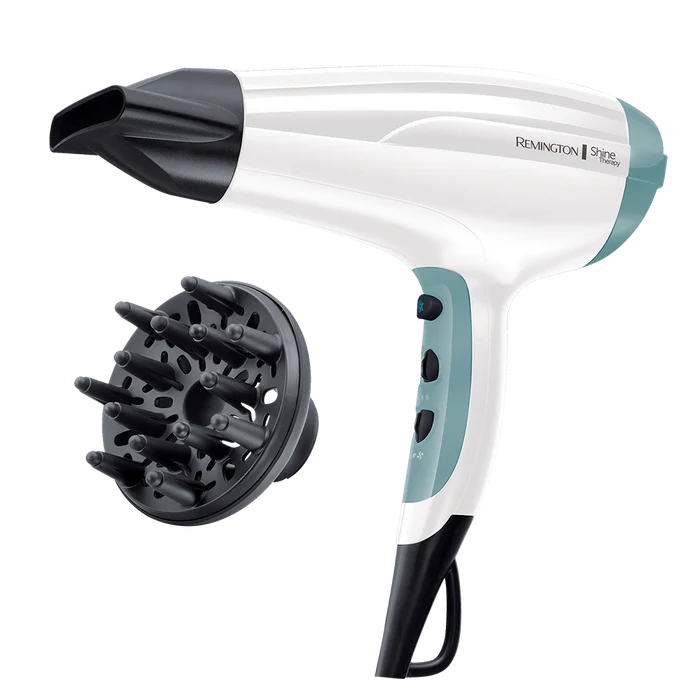 Remington Shine Therapy D5216 Hair Dryer2300W - White & Teal