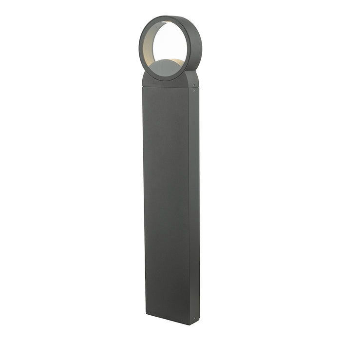 Reon Outdoor Post With Round Light Anthracite IP65 LED<br>Matt Grey