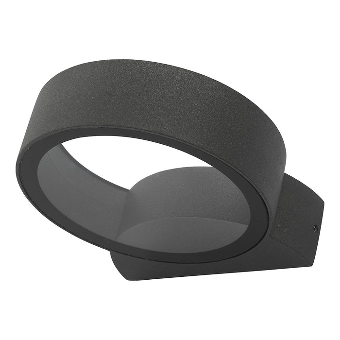 Reon Outdoor Wall Light Matt Grey Glass IP65 LED<br>Matt Grey