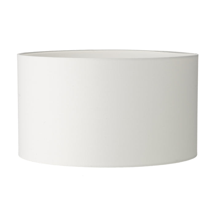Rimini Ivory Cotton Drum Shade 25cm<br>Ivory