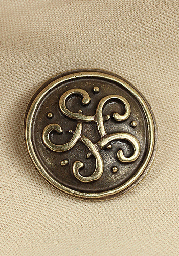 Rivet-Plate Celtic Knot Antique Brass-GoblinSmith
