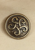 Rivet-Plate Celtic Knot Antique Brass-GoblinSmith