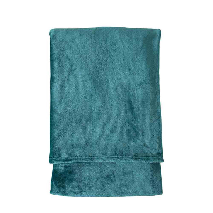 Rolled Flannel Fleece Teal