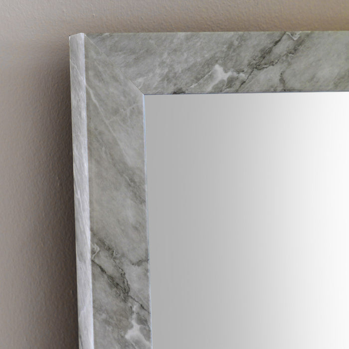 Romano Leaner Mirror Marbled White