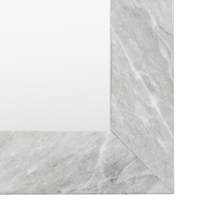 Romano Leaner Mirror Marbled White