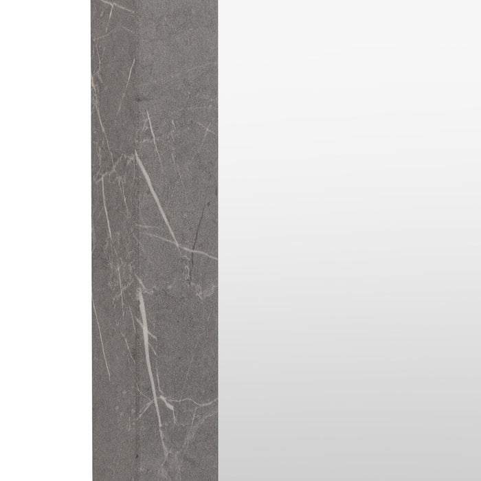 Romano Rectangle Mirror Marbled Grey