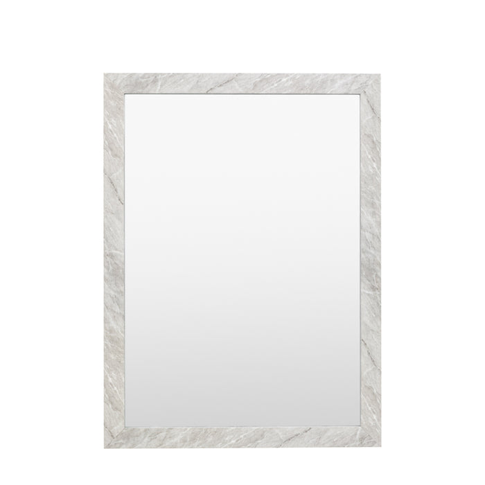 Romano Rectangle Mirror Marbled White