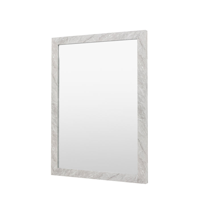 Romano Rectangle Mirror Marbled White