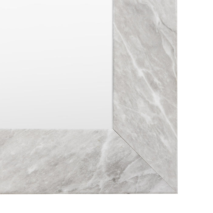Romano Rectangle Mirror Marbled White