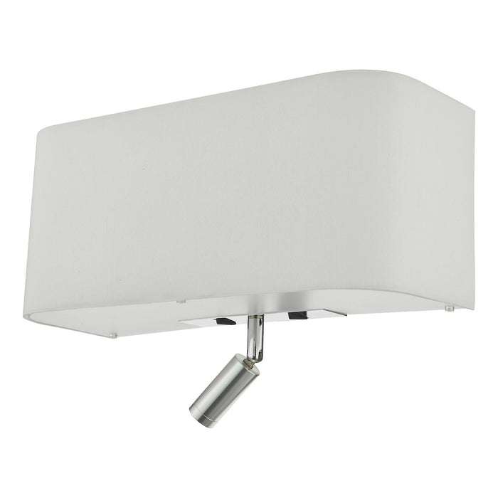 Ronda 3 Light Wall Light Ivory With LED Reading Light<br>Ivory
