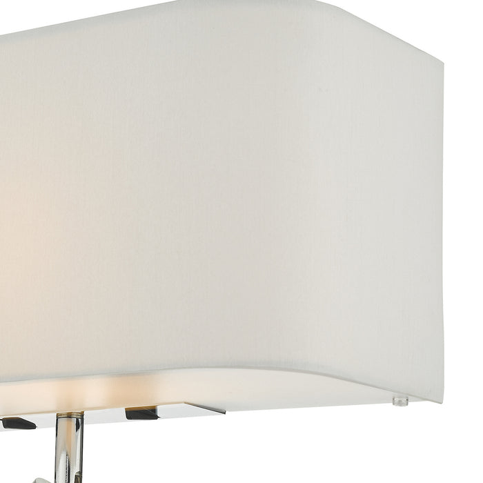 Ronda 3 Light Wall Light Ivory With LED Reading Light<br>Ivory
