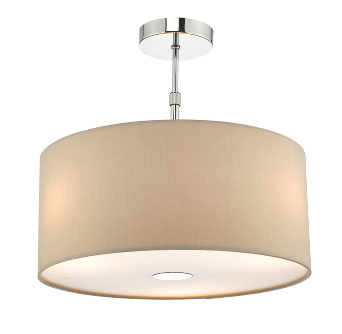 Ronda Easy Fit Pendant Ecru 40cm<br>Taupe