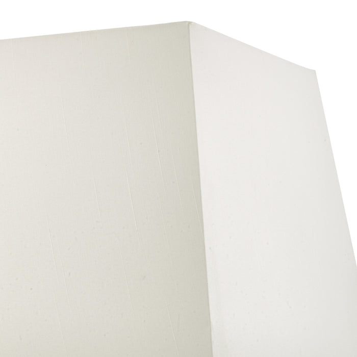 S1101 Ivory Faux Silk Tapered Square Shade 37cm<br>Ivory