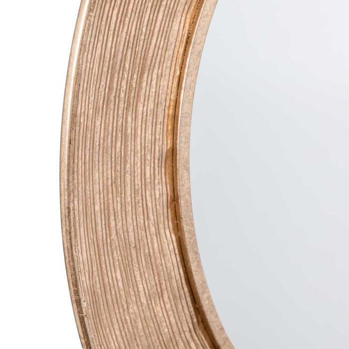 Sari Round Mirror Gold