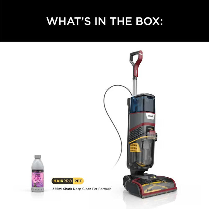 Shark EX220UK CarpetXpert HairPro Pet Deep Carpet Cleaner - Grey/Burgundy