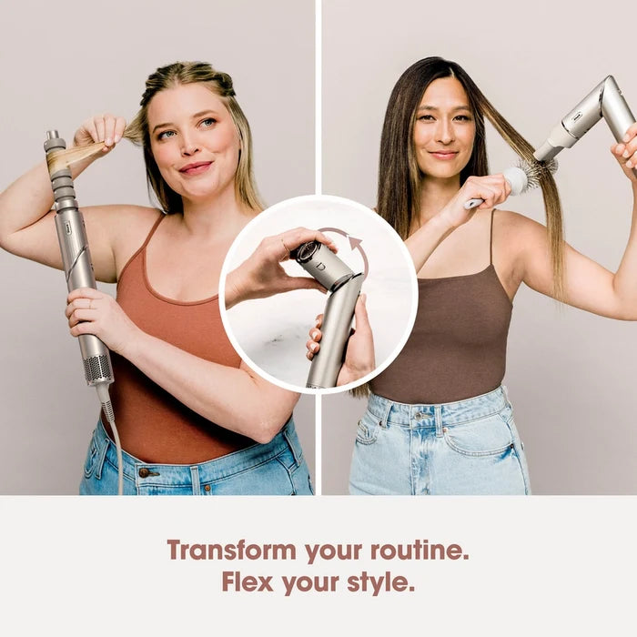 Shark HD436SLUK FlexStyle Air Styler & Hair Dryer for Straight & Wavy Hair - 4 Attachments - Stone
