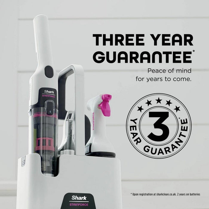 Shark HX100UKT Shark StainForce Cordless Stain-Destroying Spot Cleaner - White
