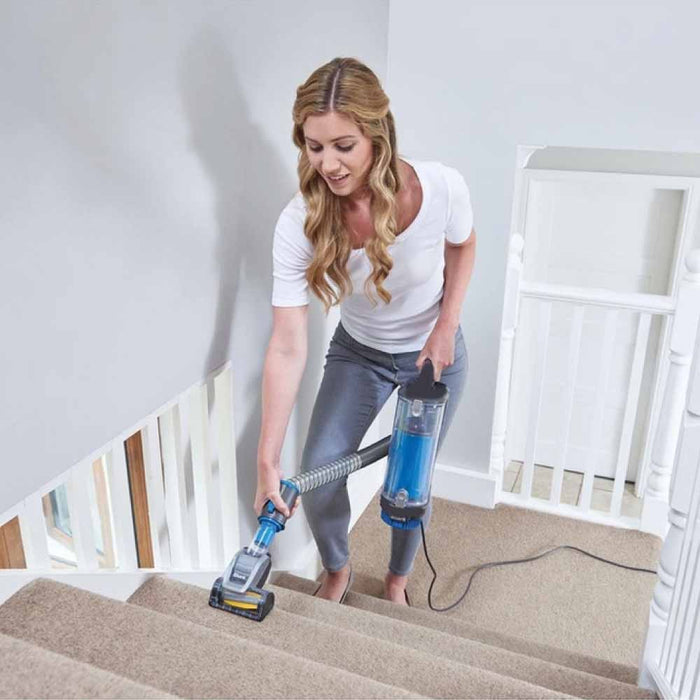 Shark HZ400UKT Corded Stick Vacuum Cleaner - Electric Blue & Grey