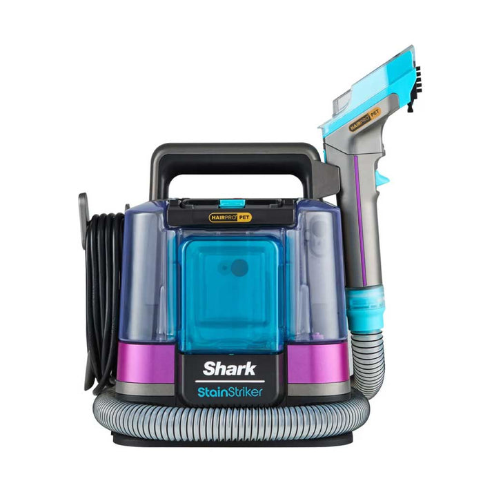 Shark PX250UKT StainStriker HairPro Pet Stain & Spot Cleaner - Dark Silver & Force Fuchsia