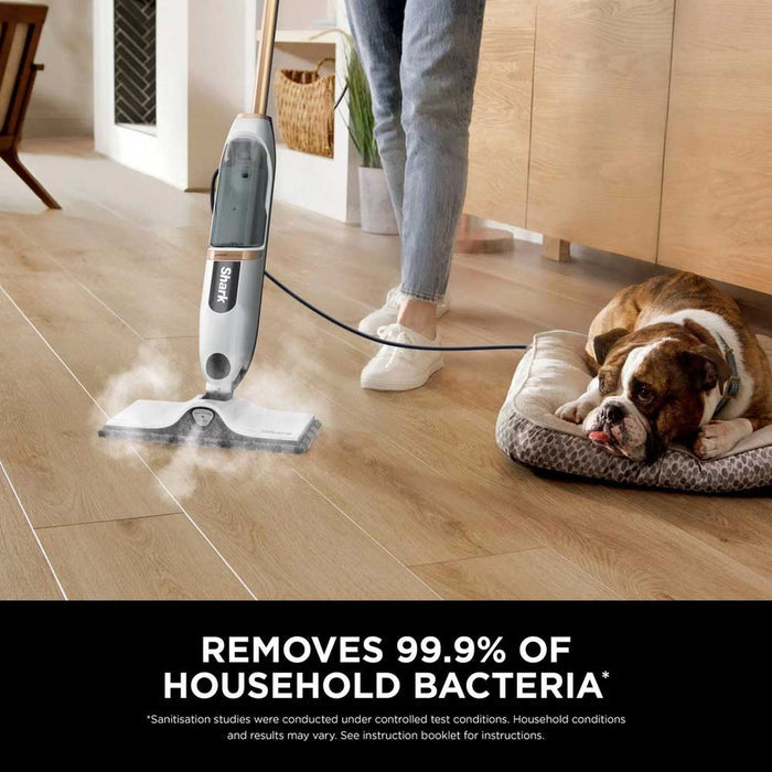 Shark S2001UK SteamSpot & Steam Blaster Mop - White
